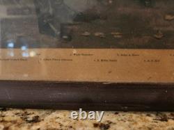 RARE! Original 1907 Lithograph of LEE AND HIS GENERALS by G. B. Matthews