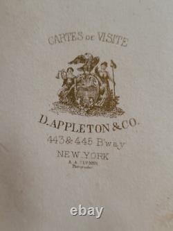 Rare 1860s CIVIL WAR Appleton NY CDV Photo 3-Star Union General Winfield Scott