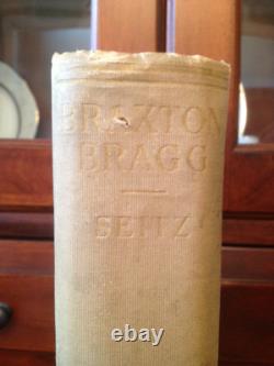 Rare 1924 1st ed. Braxton Bragg CSA Confederate Civil War General Biography