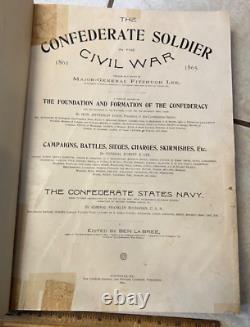 Rare Book! The Confederate Soldier in the Civil War 1861-65, 1895 1st edition