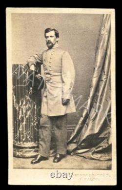 Rare CIVIL War Confederate General John Pegram CDV Photo Baltimore Soldier 1860s
