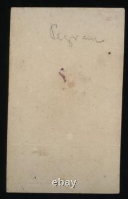 Rare CIVIL War Confederate General John Pegram CDV Photo Baltimore Soldier 1860s