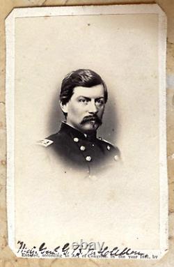 Rare! CIVIL War George B. Mcclellan Commanding General Union Army CDV Photo 1861