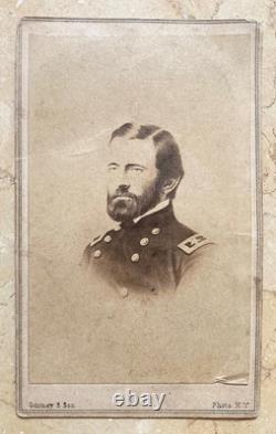 Rare! CIVIL War Maj. General U. S. Grant 1864 Gurney & Son Ny. CDV Photo