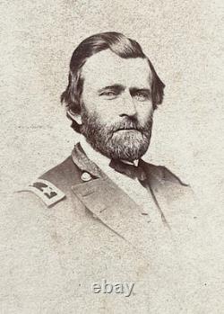 Rare! CIVIL War Major General U. S. Grant (ulysses S. Grant) CDV Photo 1863
