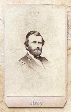 Rare! CIVIL War Major General U. S. Grant (ulysses S. Grant) CDV Photo 1863