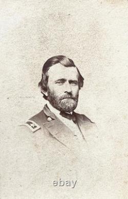 Rare! CIVIL War Major General U. S. Grant (ulysses S. Grant) CDV Photo 1863