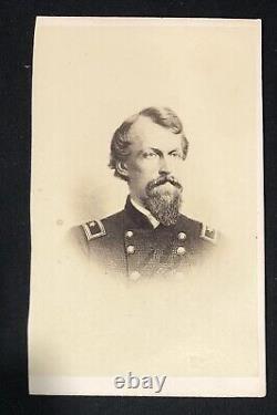 Rare Civil War CDV On Backer Major General David B Birney 23rd Penn. Gettysburg