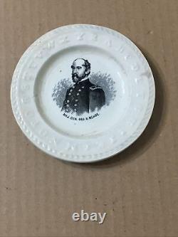 Rare Civil War Major General George Meade Childrens Alphabet Plate