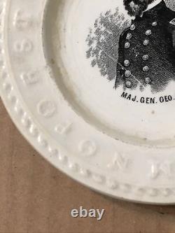 Rare Civil War Major General George Meade Childrens Alphabet Plate