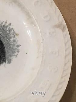 Rare Civil War Major General George Meade Childrens Alphabet Plate