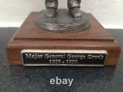 Rare Michael Ricker Major General George Crook Pewter Civil War Statue 10/100