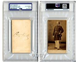 Rare Union Civil War General Benjamin Butler Signed CDV PSA Auto Gorgeous