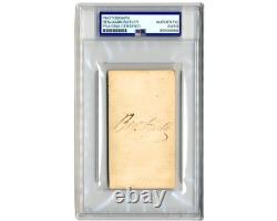 Rare Union Civil War General Benjamin Butler Signed CDV PSA Auto Gorgeous