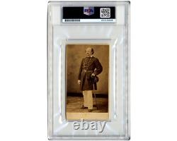Rare Union Civil War General Benjamin Butler Signed CDV PSA Auto Gorgeous