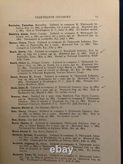Record of Service MI Volunteers in the Civil War 1861-65 13th Michigan Infantry