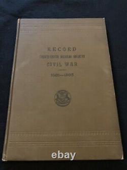 Record of Service MI Volunteers in the Civil War 1861-65 28th Michigan Infantry