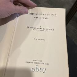 Reminiscences Of The CIVIL War By General John B. Gordon 1904 Vg+