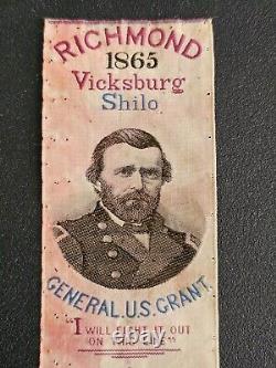 Richmond 1865 Vicksburg Shilo General U. S. Grant Campaign Ribbon