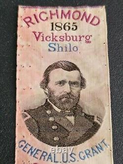 Richmond 1865 Vicksburg Shilo General U. S. Grant Campaign Ribbon