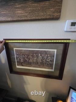Robert E Lee And His Generals Framed Confederate Civil War Print Large