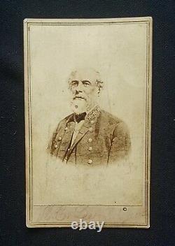 Robert E Lee, Civil War, Confederate General, Original CDV, by E & H. T. Anthony