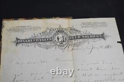 SIGNED/CIVIL WAR Major General BF Butler on Disabled Volunteer Soldiers Letter