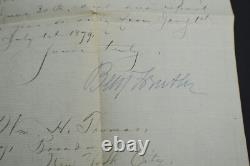 SIGNED/CIVIL WAR Major General BF Butler on Disabled Volunteer Soldiers Letter