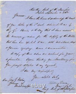 STERLING PRICE, Confederate General Civil War-Date Signed Letter, Iuka 13034