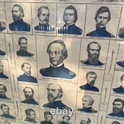 SUPER RARE! Our Union Defenders Original Civil War PRINT Of Union Generals 1862