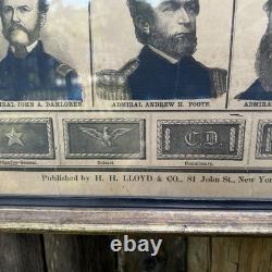 SUPER RARE! Our Union Defenders Original Civil War PRINT Of Union Generals 1862
