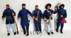 Set Of 12 Soldiers of the World Civil War Action Figures 12 Pre-owned