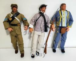 Set Of 12 Soldiers of the World Civil War Action Figures 12 Pre-owned