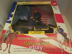 Shiloh Battle CIVIL War 1861-1865 Lt General 12 Poseable Union Soldier Cavalry