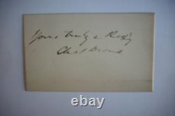 Signed Civil War Brigadier General CHARLES DEVENS Wounded 3 Times COLD HARBOR