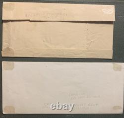 Signed Civil War of 1812 Army General George Talcott & Green Berry Raum Envelope