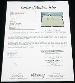 Signed Governor Senator CIVIL War General Ambrose Burnside Autographed Jsa Cut