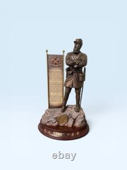 Stonewall Jackson Cold-cast Bronze Tribute CIVIL War General Confederacy