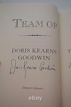 TEAM OF RIVALS Signed Doris Kearns Goodwin 2005 True First Edition Autograph