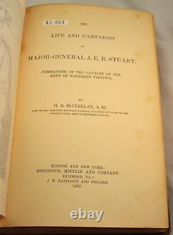 THE LIFE AND CAMPAIGNS OF MAJOR GENERAL J. E. B. STUART Inscribed by the Author