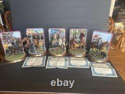 The Bradford Exchange Glory In GrayCollection 5 Civil War General's Figures