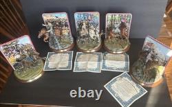 The Bradford Exchange Glory In GrayCollection 5 Civil War General's Figures