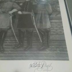 The Confederate Generals from the American Civil War Sketch & Frame 1861-1865