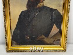 Thomas Stonewall Jackson Historical American Civil War General Oil Portrait