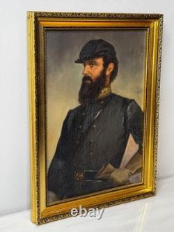 Thomas Stonewall Jackson Historical American Civil War General Oil Portrait