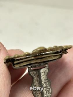 Tiny Antique Civil War Photo Of General George McClellan in Miniature Frame