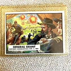 Topps 1962 CIVIL War News Card#38general Grant Northern Headquarters Apr 1,1863