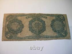 Treasury $5 Note Featuring Civil War General G. H. Thomas. Series of 1891