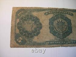 Treasury $5 Note Featuring Civil War General G. H. Thomas. Series of 1891
