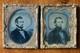 Two 1860s Ambrotype Photo Civil War General Lew Wallace Brothers